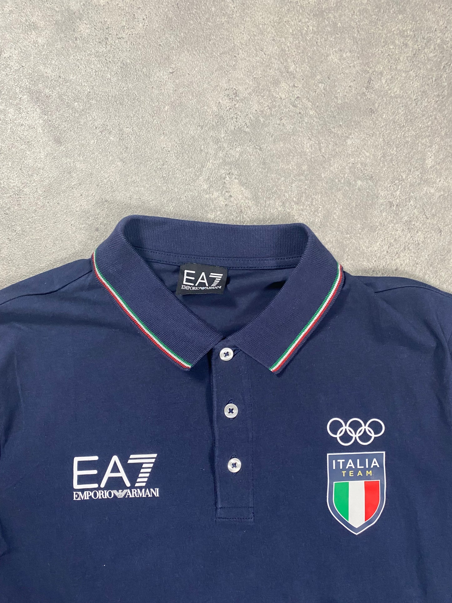 EA7 Italia Langarm Polo