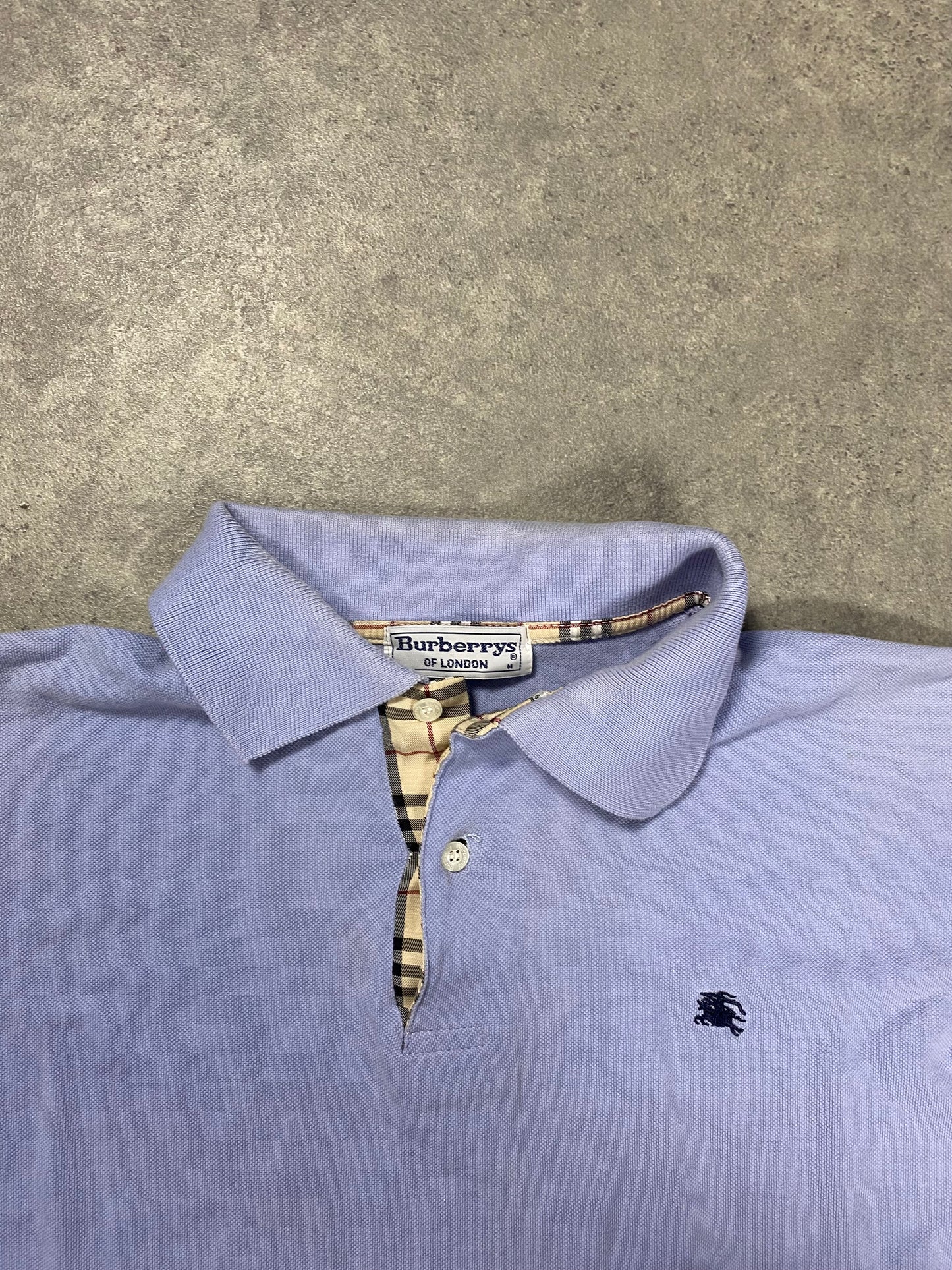 Burberry Langarm Polo (M)